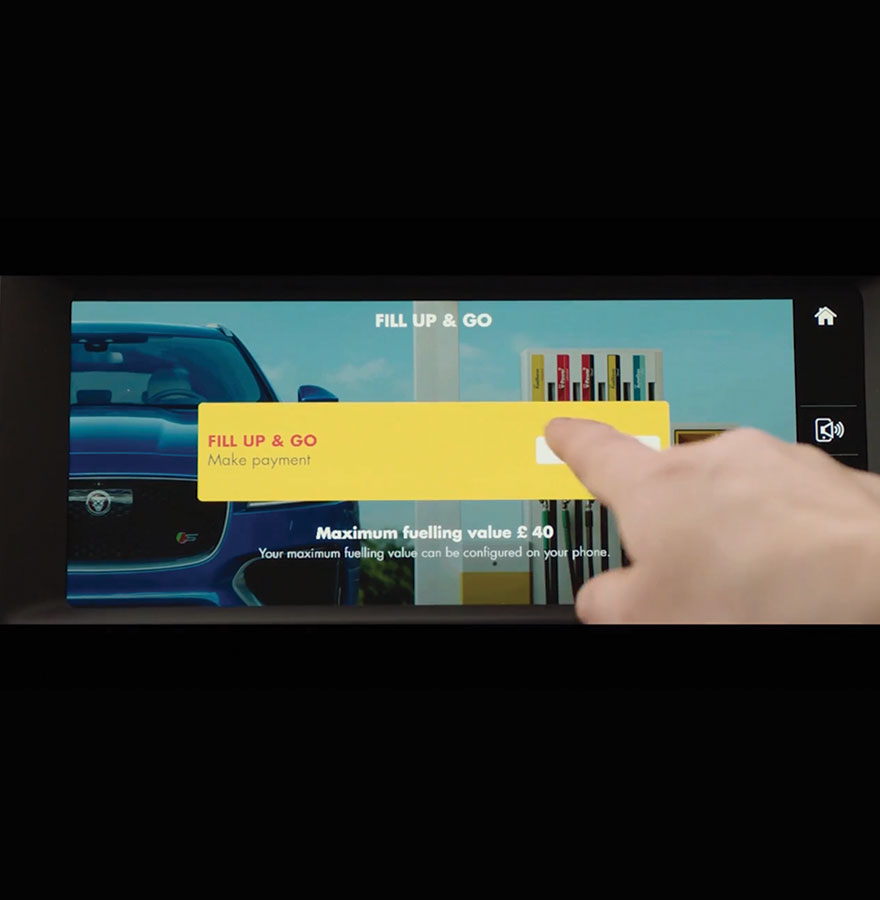 The mobile app that works as a digital credit card for the gas stations. By Shell
